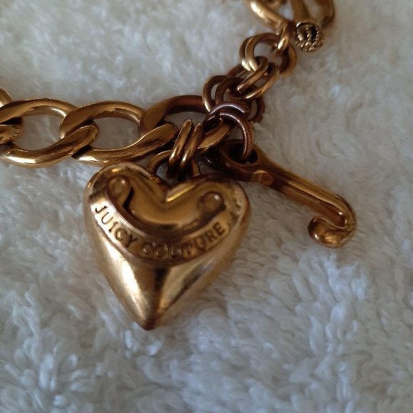Gold Tone Juicy Couture Charm Bracelet - Picture 2 of 4